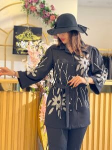 شومیز مجلسی کتی طرح ستاره