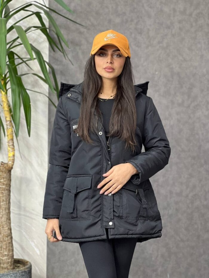 کاپشن مشکی دخترانه کاپشن مشکی دخترانه ترک ای لند