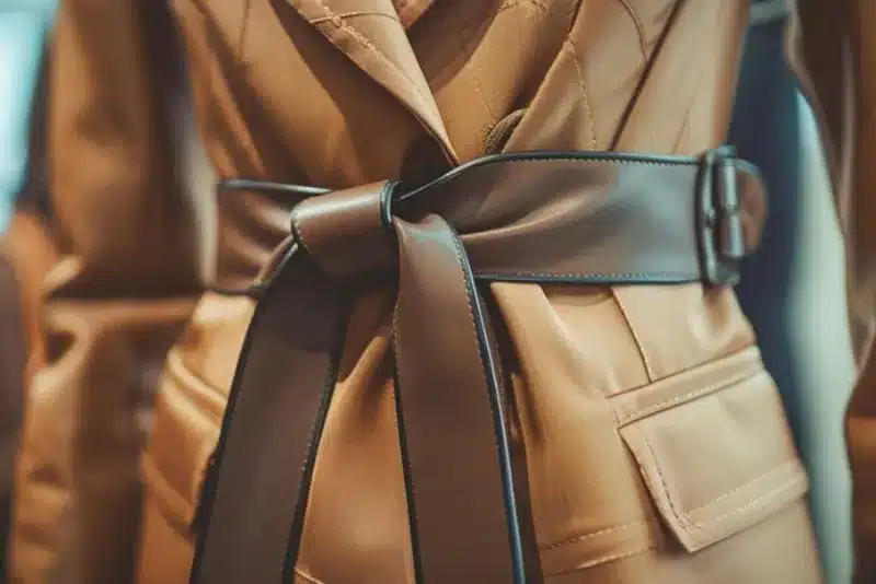 کمربند بزرگ روی پالتو