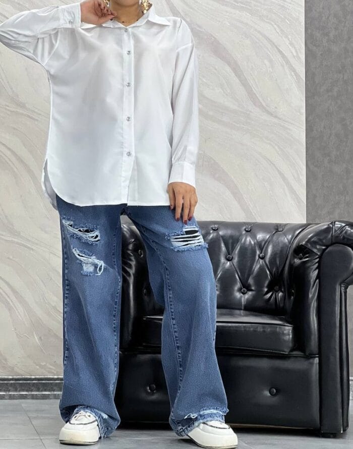 White paperback شومیز سفید