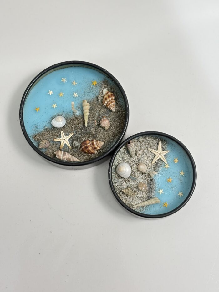 شمع دریایی در ظرف فلزی - Image 2