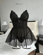 لباس خواب دامن‌دار زنجیری هارنی کد 9032 - Image 2