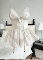 لباس خواب دامن‌دار زنجیری هارنی کد 9032 - Image 3