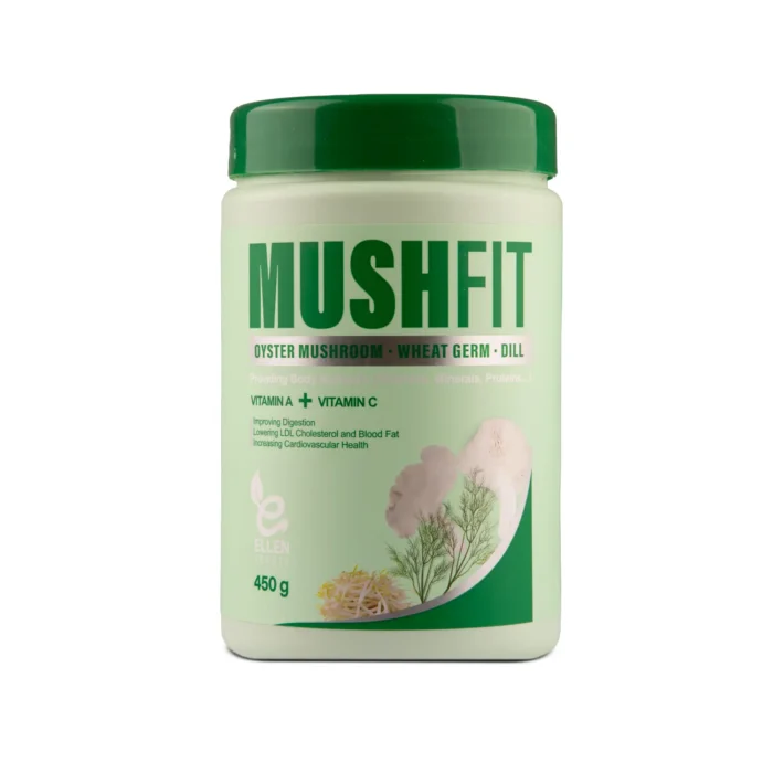 front-site-mushfit-shivid در قارچ صدفی به همراه پودر جوانه گندم و پودر شوید - Image 1