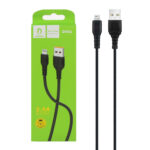 کابل شارژ فست آیفون DENMEN مدل D06L - مشکی